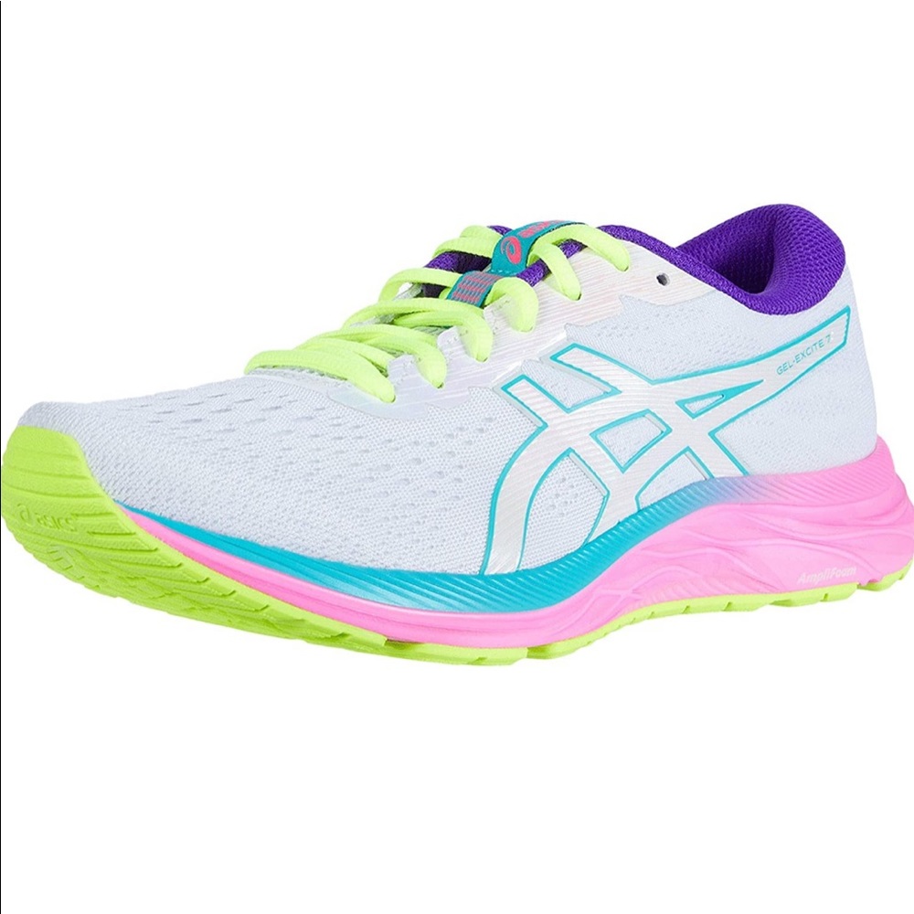 New with box. Love the bright colors! Worn once.
